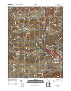 Morgantown Pennsylvania Historical topographic map, 1:24000 scale, 7.5 X 7.5 Minute, Year 2010