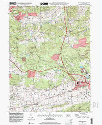 Morgantown Pennsylvania Historical topographic map, 1:24000 scale, 7.5 X 7.5 Minute, Year 1999