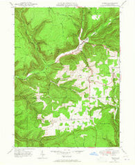 Morris Pennsylvania Historical topographic map, 1:24000 scale, 7.5 X 7.5 Minute, Year 1946