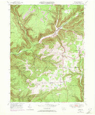 Morris Pennsylvania Historical topographic map, 1:24000 scale, 7.5 X 7.5 Minute, Year 1946