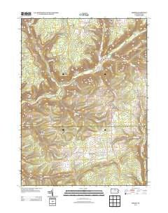 Morris Pennsylvania Historical topographic map, 1:24000 scale, 7.5 X 7.5 Minute, Year 2013