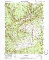 Morris Pennsylvania Historical topographic map, 1:24000 scale, 7.5 X 7.5 Minute, Year 1946