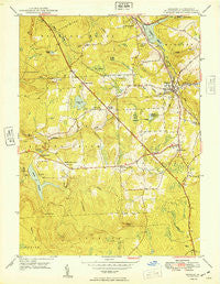 Moscow Pennsylvania Historical topographic map, 1:24000 scale, 7.5 X 7.5 Minute, Year 1949