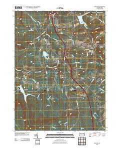 Moscow Pennsylvania Historical topographic map, 1:24000 scale, 7.5 X 7.5 Minute, Year 2010