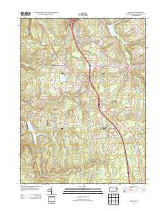 Moscow Pennsylvania Historical topographic map, 1:24000 scale, 7.5 X 7.5 Minute, Year 2013