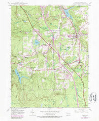 Moscow Pennsylvania Historical topographic map, 1:24000 scale, 7.5 X 7.5 Minute, Year 1946