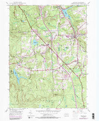 Moscow Pennsylvania Historical topographic map, 1:24000 scale, 7.5 X 7.5 Minute, Year 1946