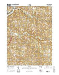 Mosgrove Pennsylvania Current topographic map, 1:24000 scale, 7.5 X 7.5 Minute, Year 2016