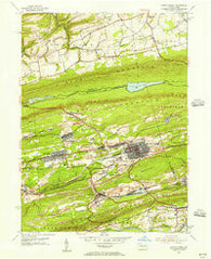 Mount Carmel Pennsylvania Historical topographic map, 1:24000 scale, 7.5 X 7.5 Minute, Year 1955