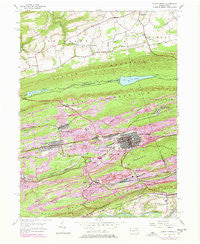 Mount Carmel Pennsylvania Historical topographic map, 1:24000 scale, 7.5 X 7.5 Minute, Year 1955