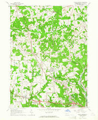 Mount Chestnut Pennsylvania Historical topographic map, 1:24000 scale, 7.5 X 7.5 Minute, Year 1964