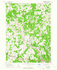 Mount Chestnut Pennsylvania Historical topographic map, 1:24000 scale, 7.5 X 7.5 Minute, Year 1964