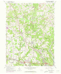 Mount Chestnut Pennsylvania Historical topographic map, 1:24000 scale, 7.5 X 7.5 Minute, Year 1964