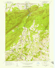 Mount Holly Springs Pennsylvania Historical topographic map, 1:24000 scale, 7.5 X 7.5 Minute, Year 1952