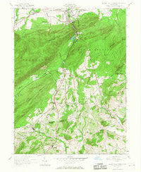 Mount Holly Springs Pennsylvania Historical topographic map, 1:24000 scale, 7.5 X 7.5 Minute, Year 1952