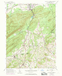 Mount Holly Springs Pennsylvania Historical topographic map, 1:24000 scale, 7.5 X 7.5 Minute, Year 1952