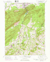 Mount Holly Springs Pennsylvania Historical topographic map, 1:24000 scale, 7.5 X 7.5 Minute, Year 1952