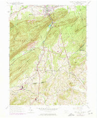 Mount Holly Springs Pennsylvania Historical topographic map, 1:24000 scale, 7.5 X 7.5 Minute, Year 1952