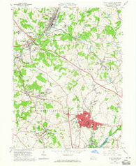 Mount Pleasant Pennsylvania Historical topographic map, 1:24000 scale, 7.5 X 7.5 Minute, Year 1964