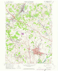 Mount Pleasant Pennsylvania Historical topographic map, 1:24000 scale, 7.5 X 7.5 Minute, Year 1964