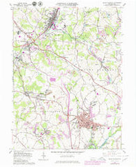 Mount Pleasant Pennsylvania Historical topographic map, 1:24000 scale, 7.5 X 7.5 Minute, Year 1964