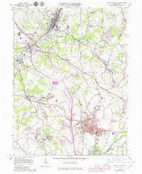 Mount Pleasant Pennsylvania Historical topographic map, 1:24000 scale, 7.5 X 7.5 Minute, Year 1964