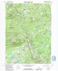 Mount Pocono Pennsylvania Historical topographic map, 1:24000 scale, 7.5 X 7.5 Minute, Year 1966