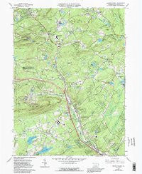 Mount Pocono Pennsylvania Historical topographic map, 1:24000 scale, 7.5 X 7.5 Minute, Year 1966