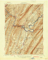 Mount Union Pennsylvania Historical topographic map, 1:62500 scale, 15 X 15 Minute, Year 1924