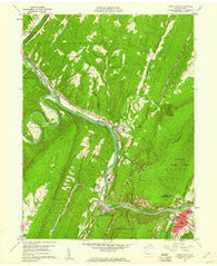 Mount Union Pennsylvania Historical topographic map, 1:24000 scale, 7.5 X 7.5 Minute, Year 1959