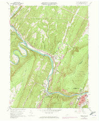 Mount Union Pennsylvania Historical topographic map, 1:24000 scale, 7.5 X 7.5 Minute, Year 1959