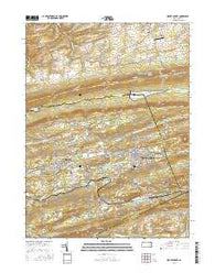 Mount Carmel Pennsylvania Current topographic map, 1:24000 scale, 7.5 X 7.5 Minute, Year 2016
