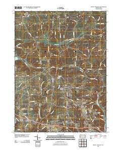 Mount Chestnut Pennsylvania Historical topographic map, 1:24000 scale, 7.5 X 7.5 Minute, Year 2010