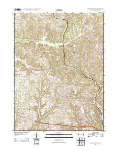 Mount Chestnut Pennsylvania Historical topographic map, 1:24000 scale, 7.5 X 7.5 Minute, Year 2013