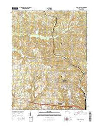 Mount Chestnut Pennsylvania Current topographic map, 1:24000 scale, 7.5 X 7.5 Minute, Year 2016