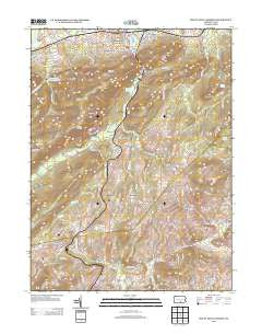 Mount Holly Springs Pennsylvania Historical topographic map, 1:24000 scale, 7.5 X 7.5 Minute, Year 2013