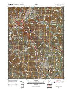 Mount Pleasant Pennsylvania Historical topographic map, 1:24000 scale, 7.5 X 7.5 Minute, Year 2010