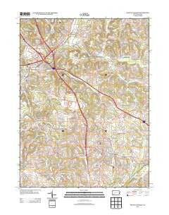 Mount Pleasant Pennsylvania Historical topographic map, 1:24000 scale, 7.5 X 7.5 Minute, Year 2013