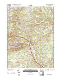 Mount Pocono Pennsylvania Historical topographic map, 1:24000 scale, 7.5 X 7.5 Minute, Year 2013