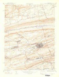 Mt. Carmel Pennsylvania Historical topographic map, 1:24000 scale, 7.5 X 7.5 Minute, Year 1947