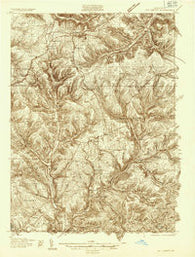 Mt. Jewett Pennsylvania Historical topographic map, 1:48000 scale, 15 X 15 Minute, Year 1935