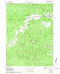 Mt. Jewett Pennsylvania Historical topographic map, 1:24000 scale, 7.5 X 7.5 Minute, Year 1969