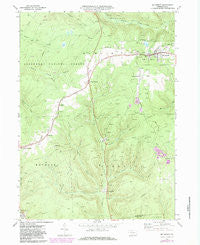 Mt. Jewett Pennsylvania Historical topographic map, 1:24000 scale, 7.5 X 7.5 Minute, Year 1969