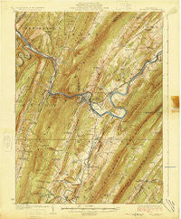 Mt. Union Pennsylvania Historical topographic map, 1:62500 scale, 15 X 15 Minute, Year 1924