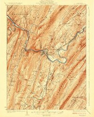 Mt. Union Pennsylvania Historical topographic map, 1:62500 scale, 15 X 15 Minute, Year 1924