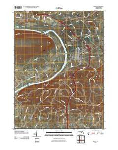 Muncy Pennsylvania Historical topographic map, 1:24000 scale, 7.5 X 7.5 Minute, Year 2010