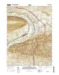 Muncy Pennsylvania Current topographic map, 1:24000 scale, 7.5 X 7.5 Minute, Year 2016