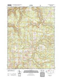 Munderf Pennsylvania Historical topographic map, 1:24000 scale, 7.5 X 7.5 Minute, Year 2013