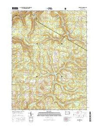 Munderf Pennsylvania Current topographic map, 1:24000 scale, 7.5 X 7.5 Minute, Year 2016