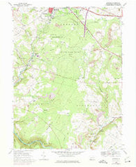 Murdock Pennsylvania Historical topographic map, 1:24000 scale, 7.5 X 7.5 Minute, Year 1968